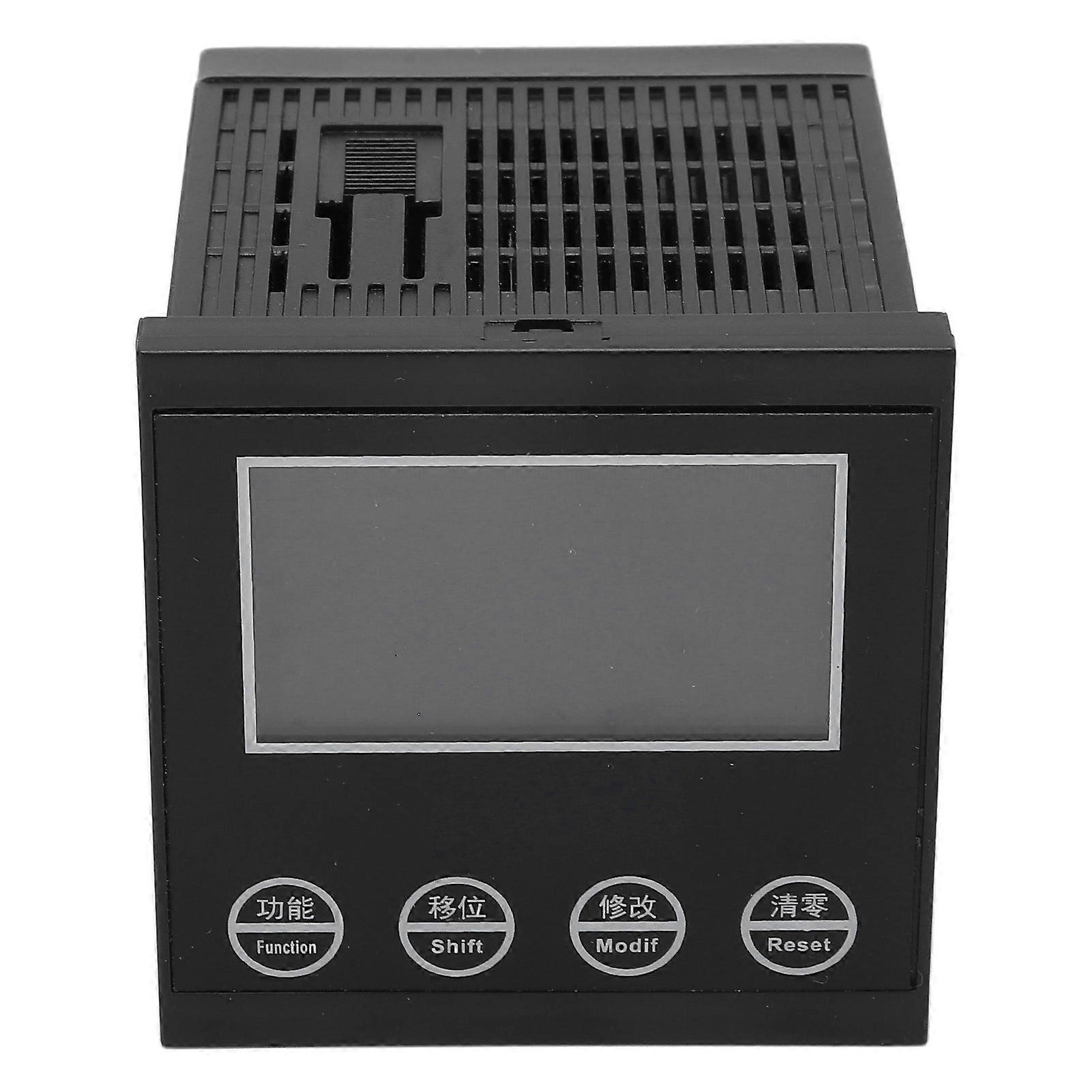 Digital Counter 6 Digit LCD Display Timer 0.00001‑999999 Meter 100‑240V AC for Industrial Use