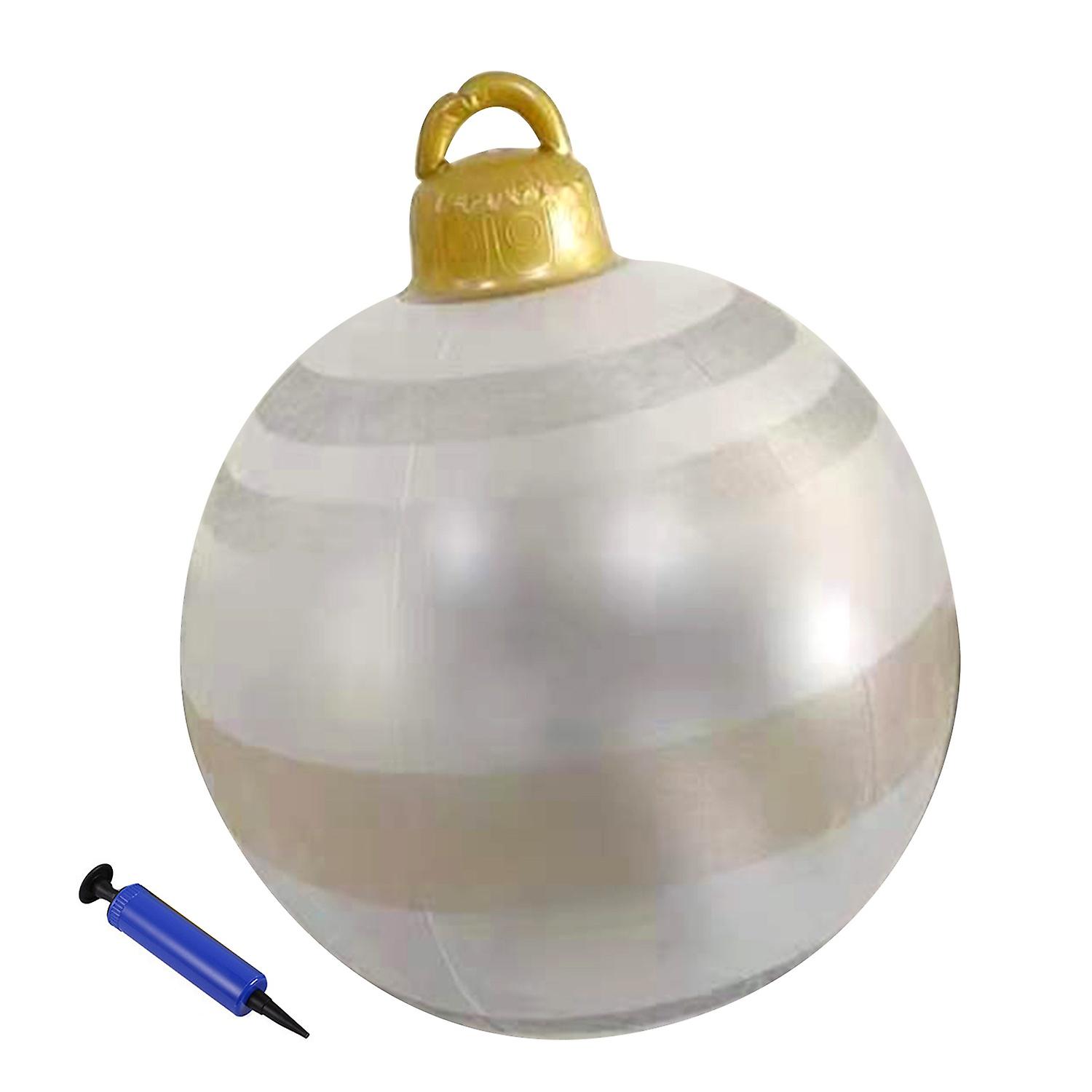 כדור מתנפח מושך את העין דפוס ייחודי PVC חג המולד כדור מתנפח קישוט חיצוני אביזר למסיבה f