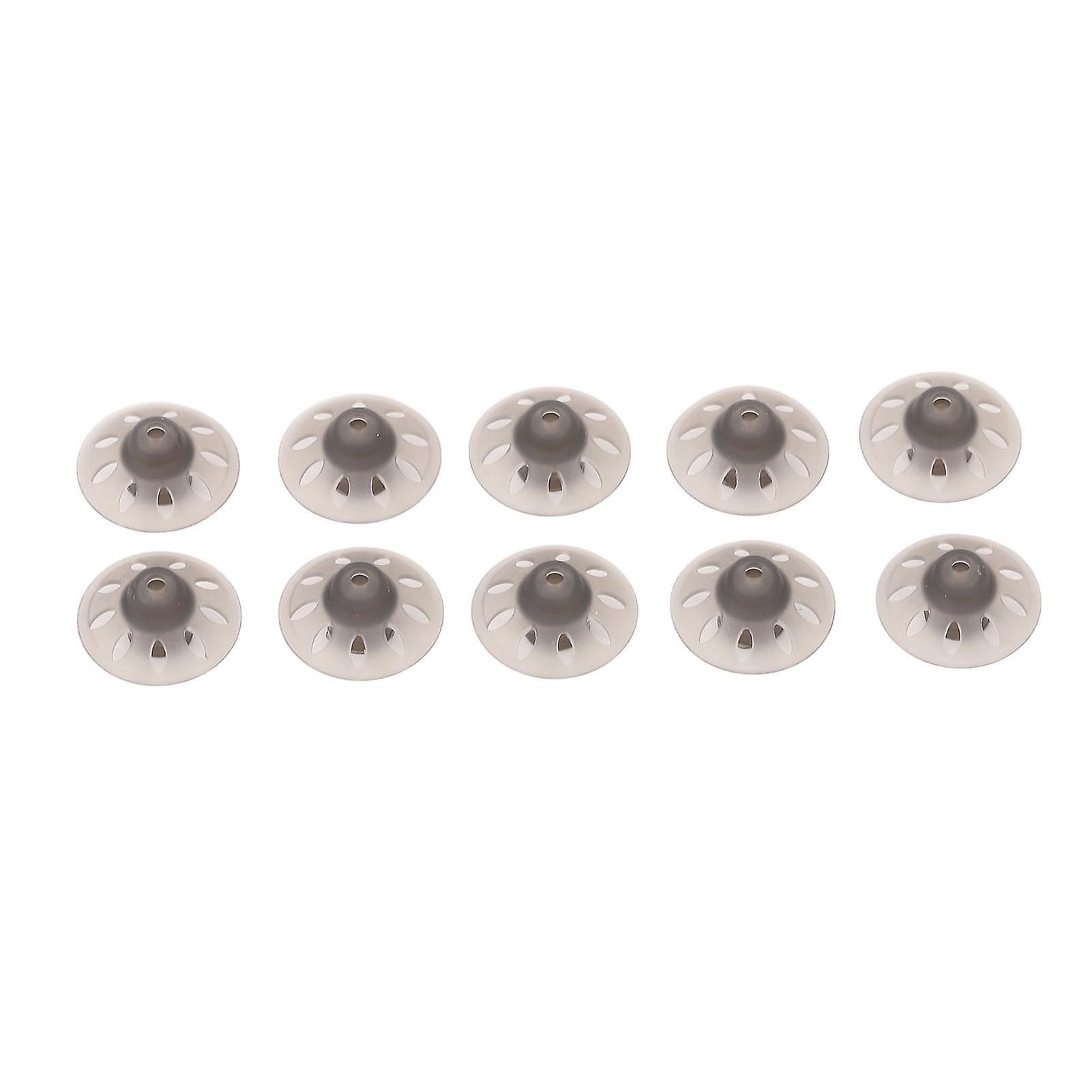 10pcs Hearing Device Domes Sound Amplifier Small Open Black Ear Tips Accessories for Phonak 6mm 