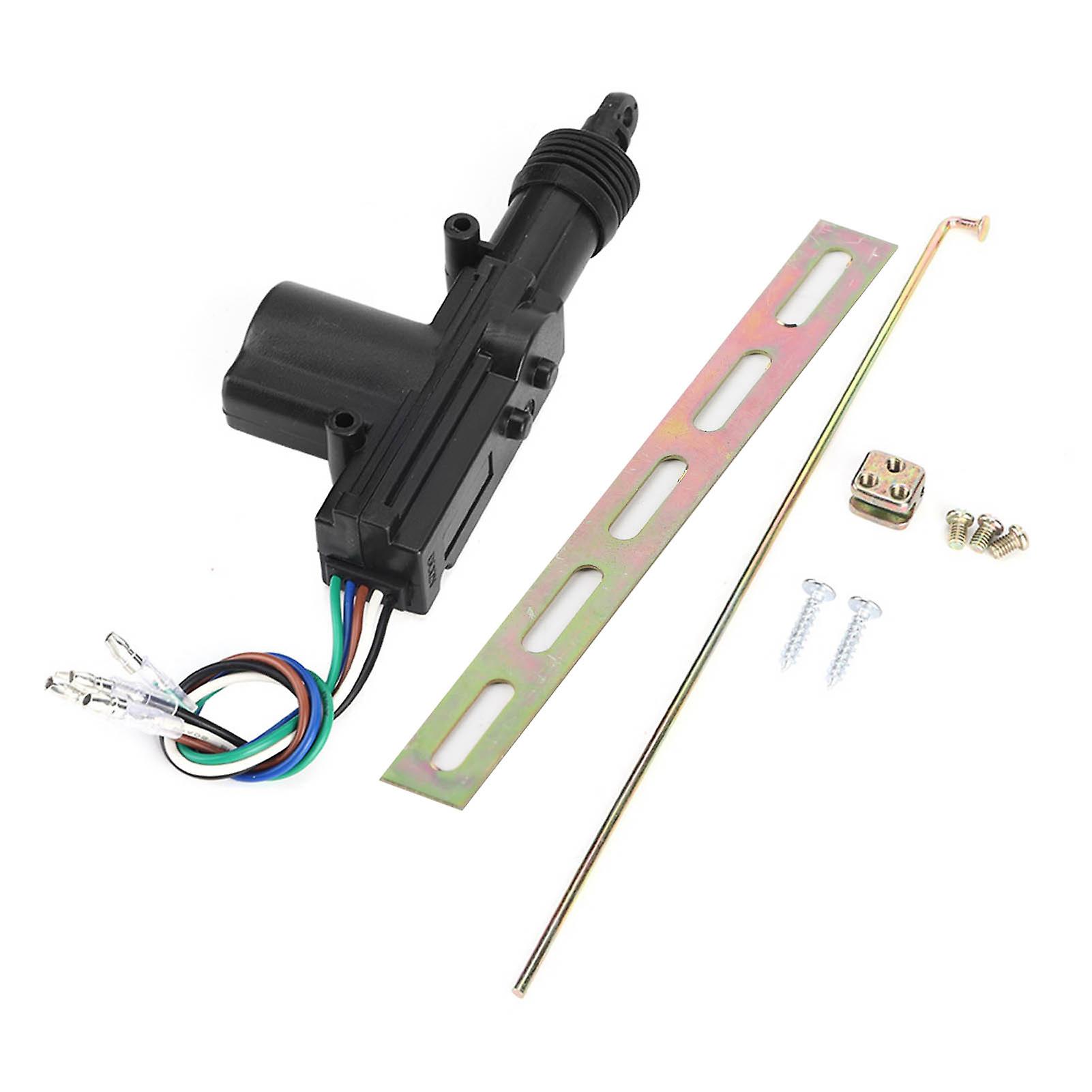 5 Wire Door Master Solenoid Actuator Motor Popper Central Locking Automatic Door Lock Universal Replacement Parts