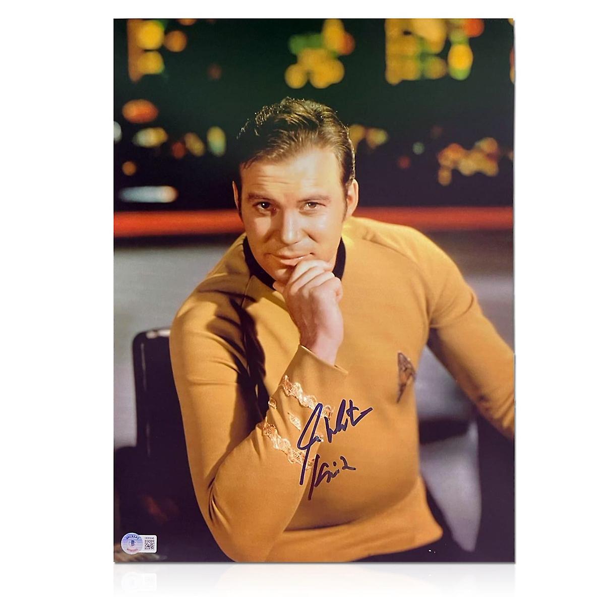 威廉·夏特纳 (William Shatner) 签名《星际迷航》 照片:Kirk
