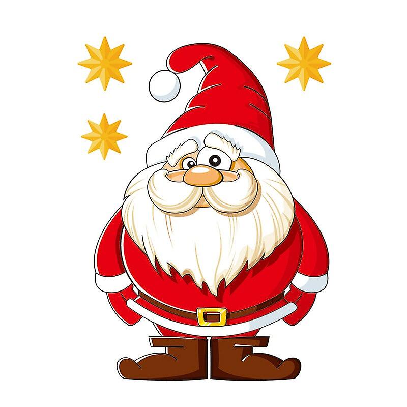 Mikulás karácsonyi vonat ablakmatricák Boldog karácsonyi díszek otthonra Navidad 2023 Karácsonyi díszek Boldog új évet 2023