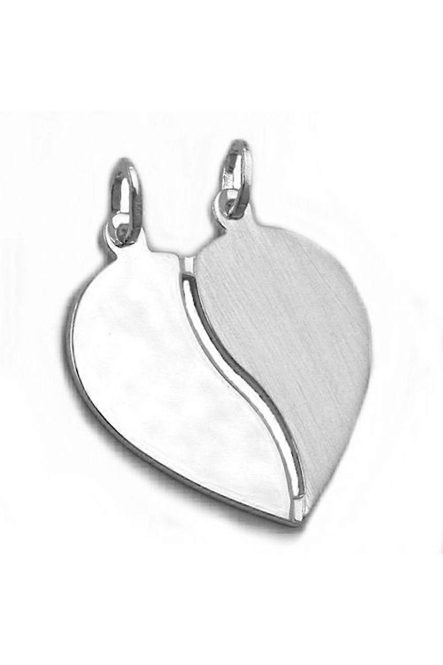Friendship Pendants 2 Hearts Silver 925 - Gl91469