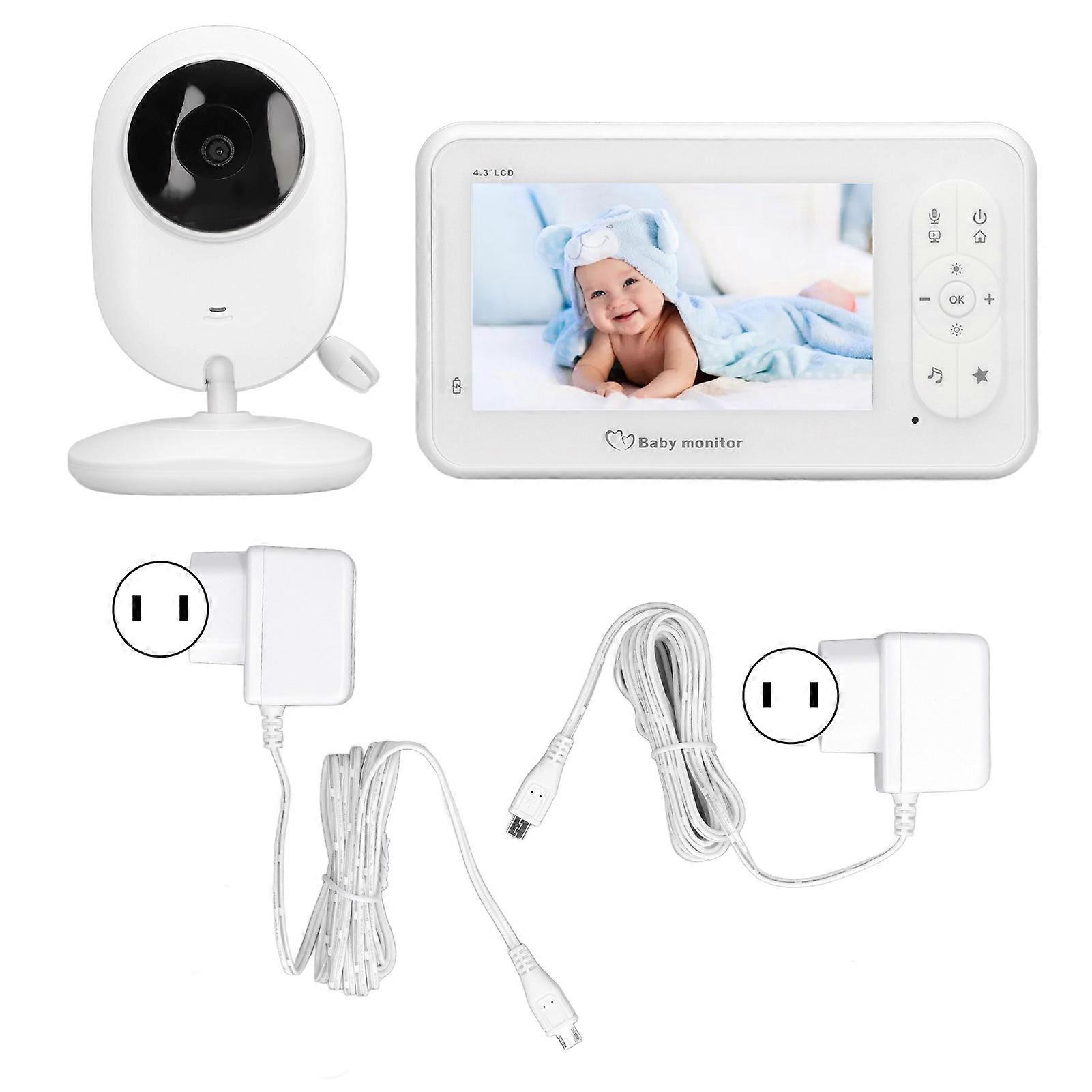 Wireless Video Baby Monitor with Camera, Night Vision, Temperature, Two-Way o