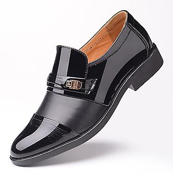 Mens Slip On Wedding PU Leather Shoes Casual Formal Business Dress Shoes 2046