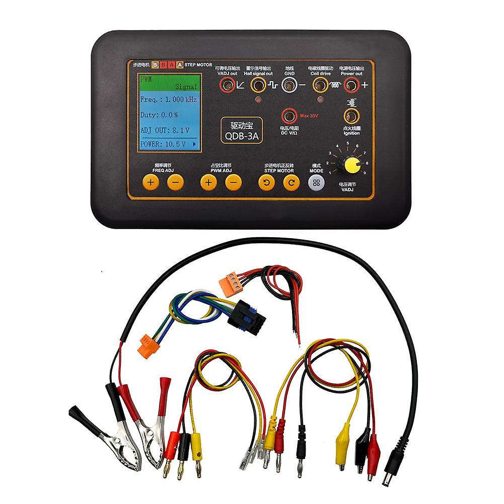 QDB-3A Drive Automobile Ignition Coil Tester Injector Solenoid Valves Idling Stepper Motor