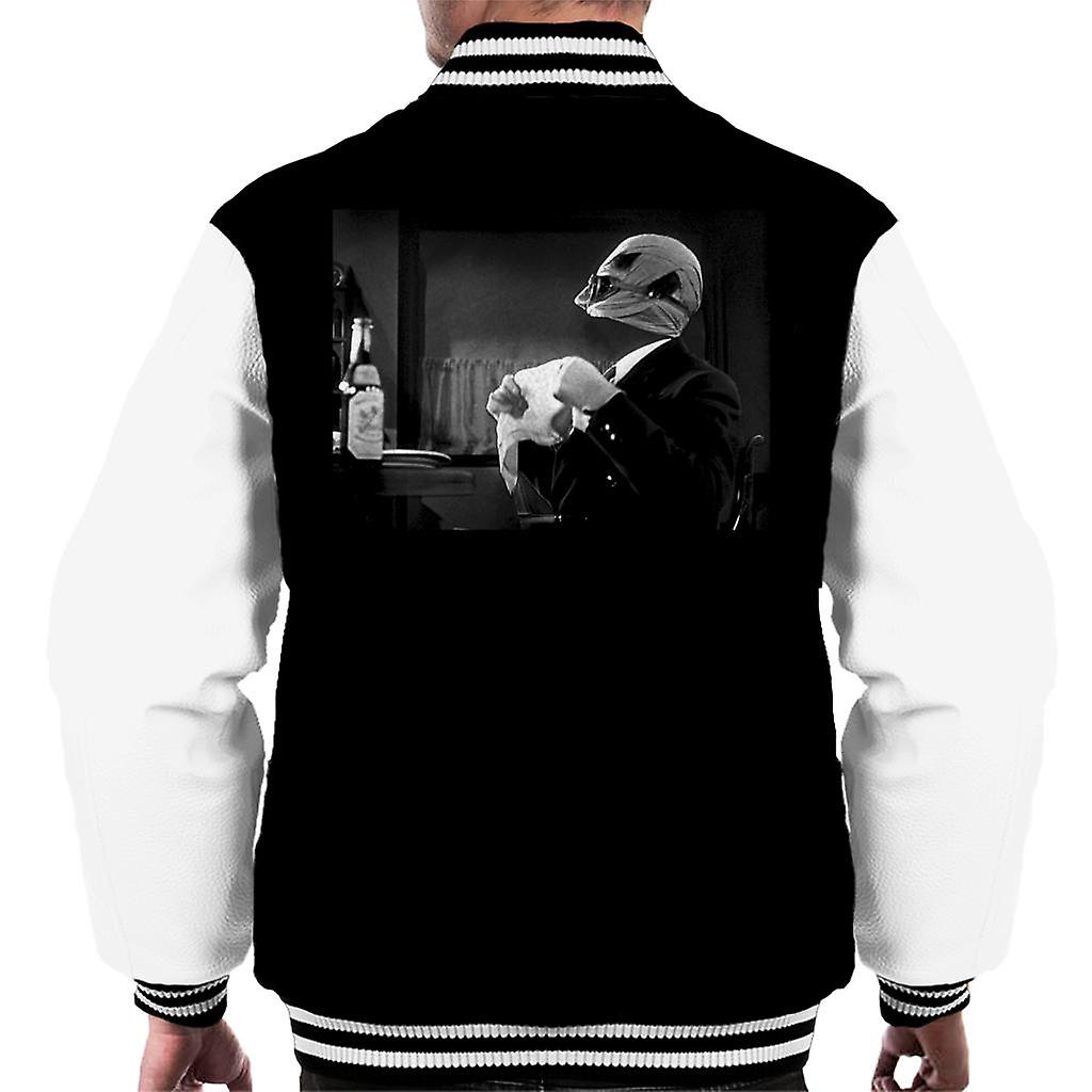 The Invisible Man Using Powers Men's Varsity Jacket
