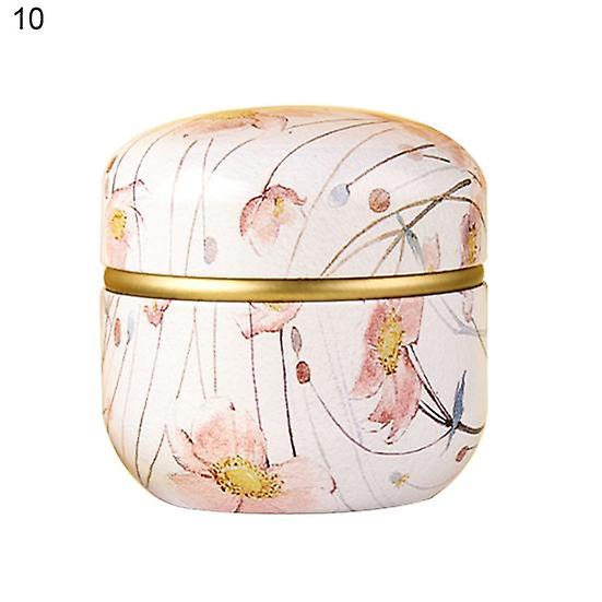 Tea Holding Jar Wide Application Bright-colored Multicolor Attractive Sturdy Anti-cracking Chocolate Can for Home