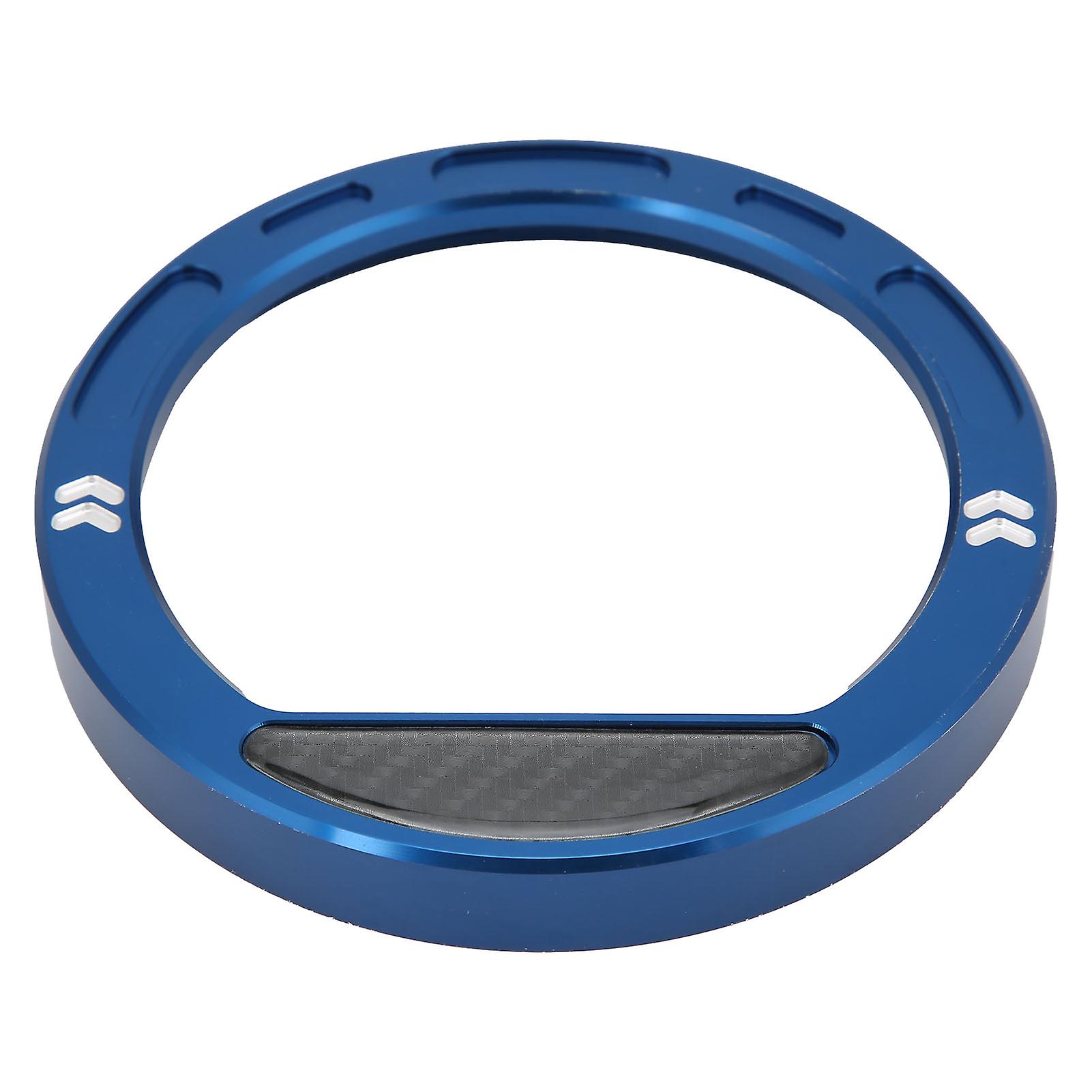 Speedometer Trim Ring Cover, Front Dashboard Speedometer Gauge Bezel Trim Replacement for Polaris RZR570 RZR 800 900 RZR 1000 BLK(blue)
