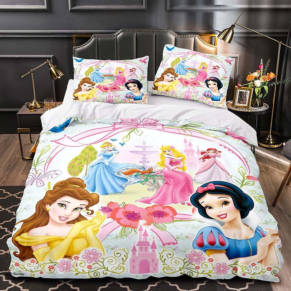 Princess Sassy 4 Piece Twin Bed Set - Includes Comforter & Sheet Set - Super Soft Fade Resistant Polyester