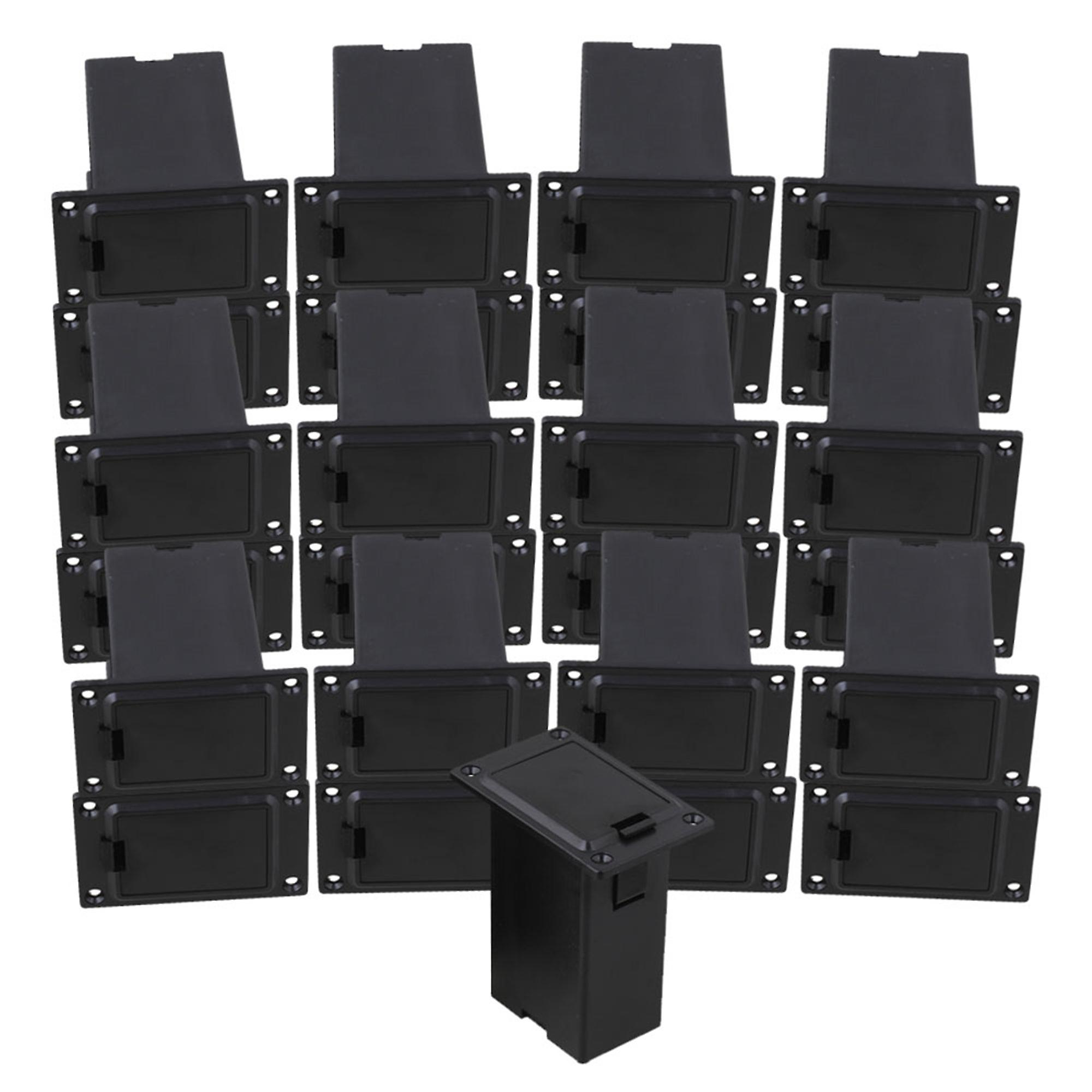 25PCS ABS 9V Battery Holder/Case/Box Compartment Cover Case Guitar&Bass Pick Up
