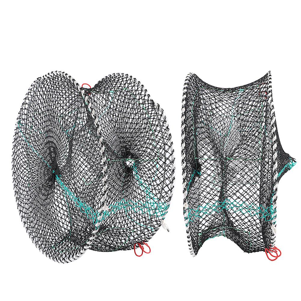 Portable Collapsible Crab Traps Foldable Crabbing Net for Lobster Shrimp Cast Mesh Fishing Accessories