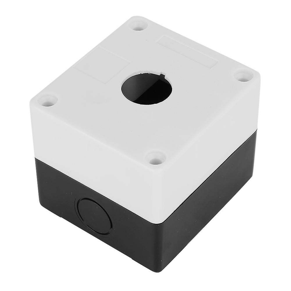 BX1 22mm One Hole Push Button Switch Control Protective Box Case Waterproof White