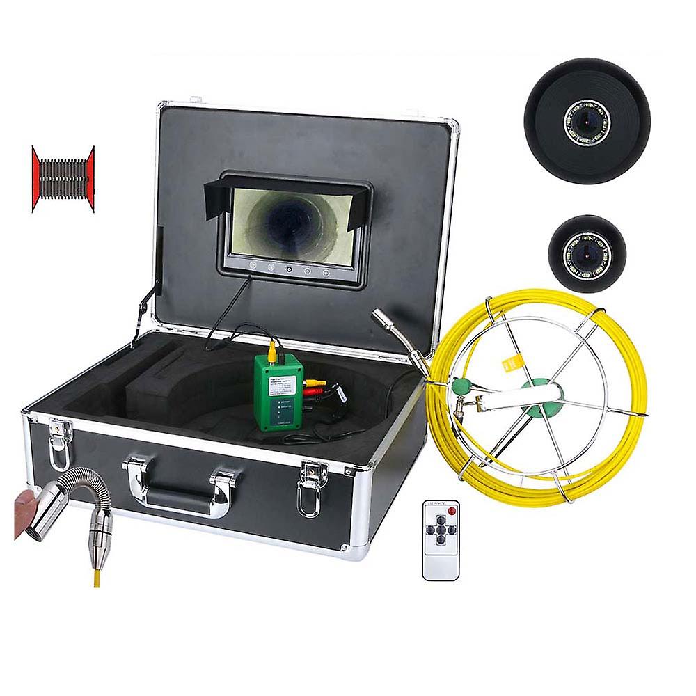 9'' Industrial Borescope Video Camera IP68 Waterproof Pipe Inspection Endoscope