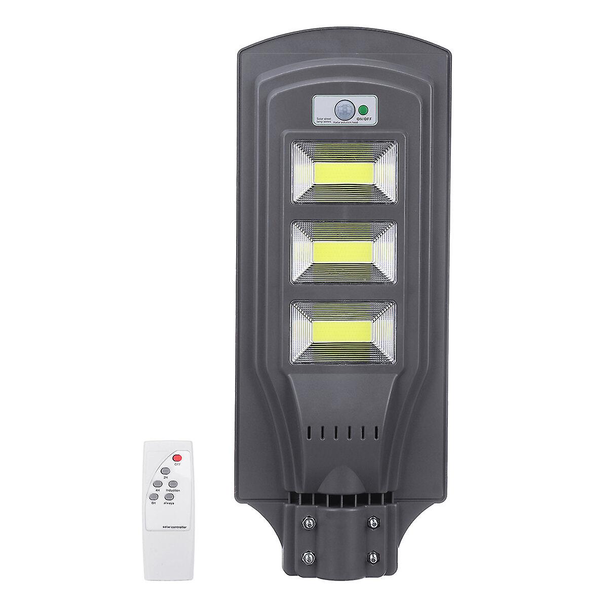 Solar Powered 20w/40w/60w Cob Led Street Light Pir Motion Sensor Waterproof Garden Lamp + Remote Control