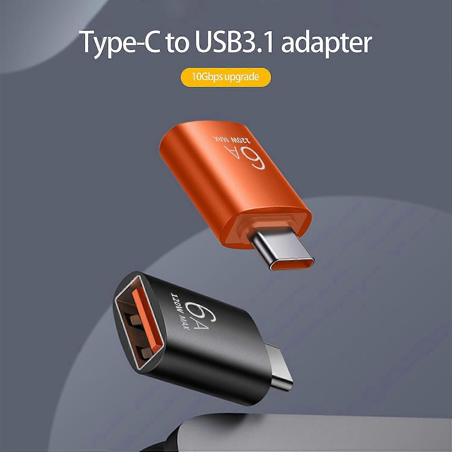 OTG Adapter Type-C to USB Plug And Play Driver-free 10Gbps Memory Release 6A Type-C Male to USB3.0 O