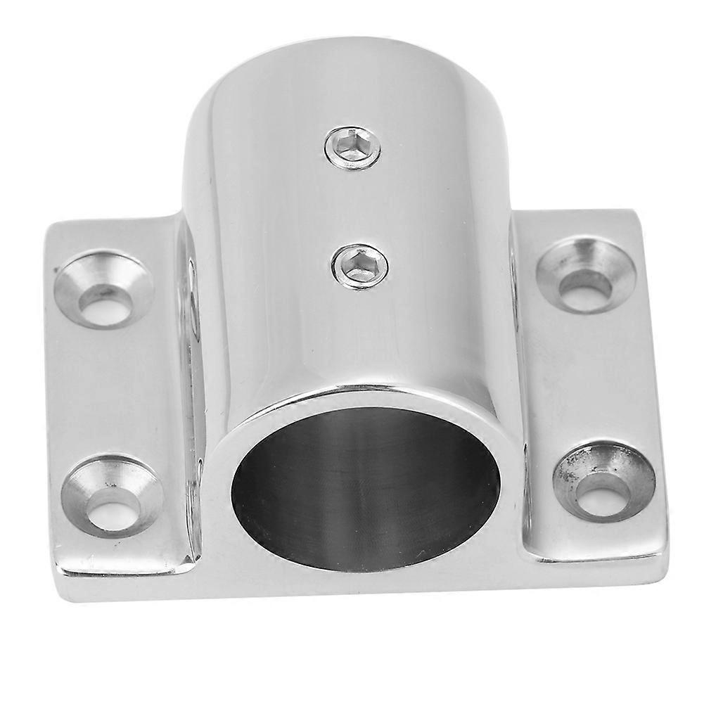 316 Stainless Steel Marine Arm Rest Accessory Rectangle 90 Degrees Tube Base Mount Hardware NO.21822
