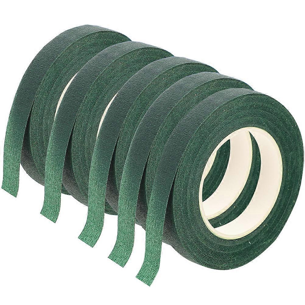 5 Rolls of Floral Stem Wrapping Tape Floral Tape Florist Craft Projects Tapes Wrapping Accessory