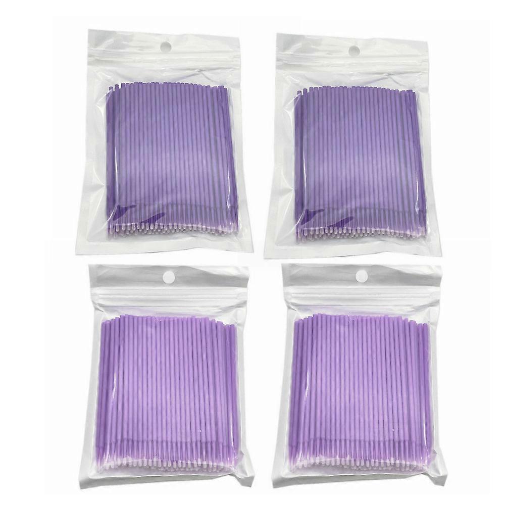 400pcs/pack Dental Disposable Micro Applicator Brush Bendable Cotton Swab Eyelash Extension Tool makeup applicator remove tool