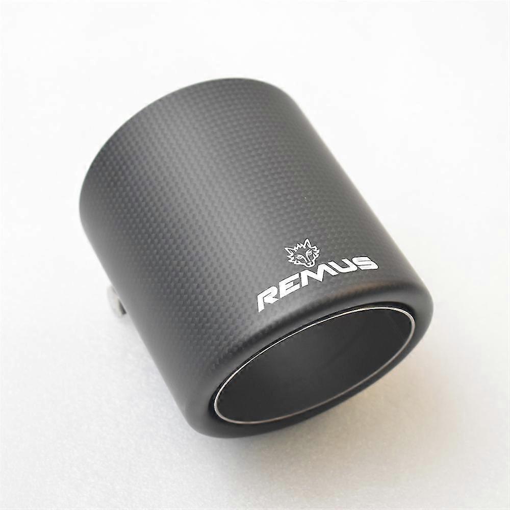 unique pipe1 piece REMUS genuin for Mazda CX-5 cx-4 cx-3 Mazda Axela MazdCar Glossy Carbon Fiber Muffler Tip System Pipe Mufflers