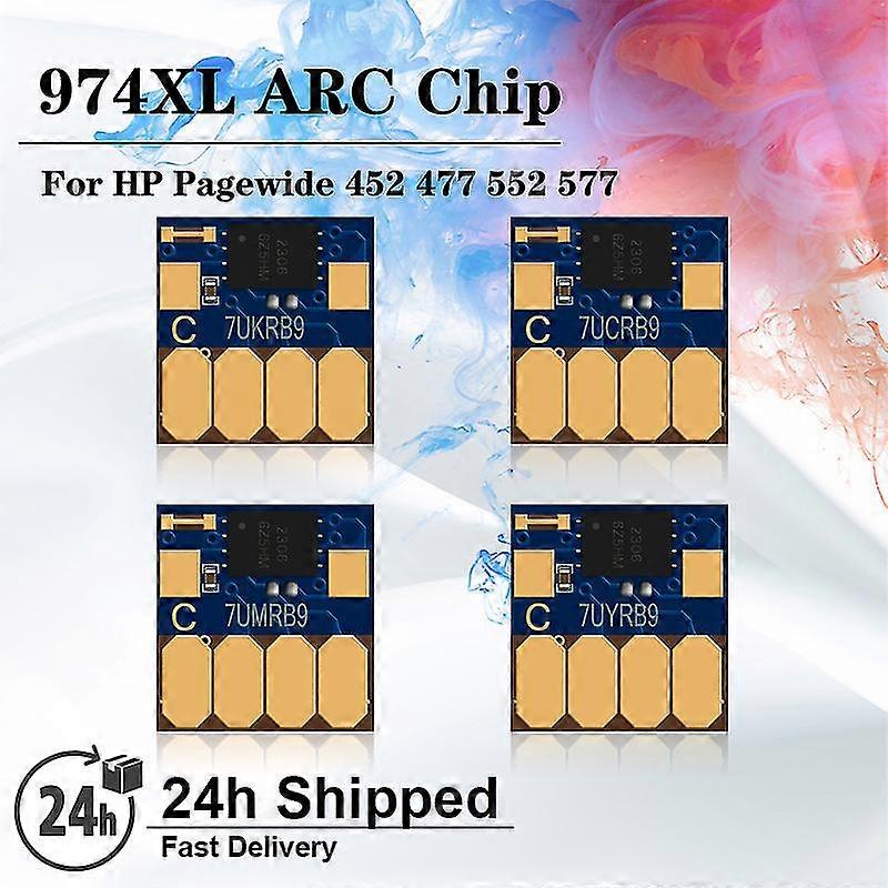 hg 974 974XL ARC chip For HP PageWide 452dw 452dn 477dw 477dn 552dw 577dw 577z P55250dw P57750dw 477 577 printer permanent chip