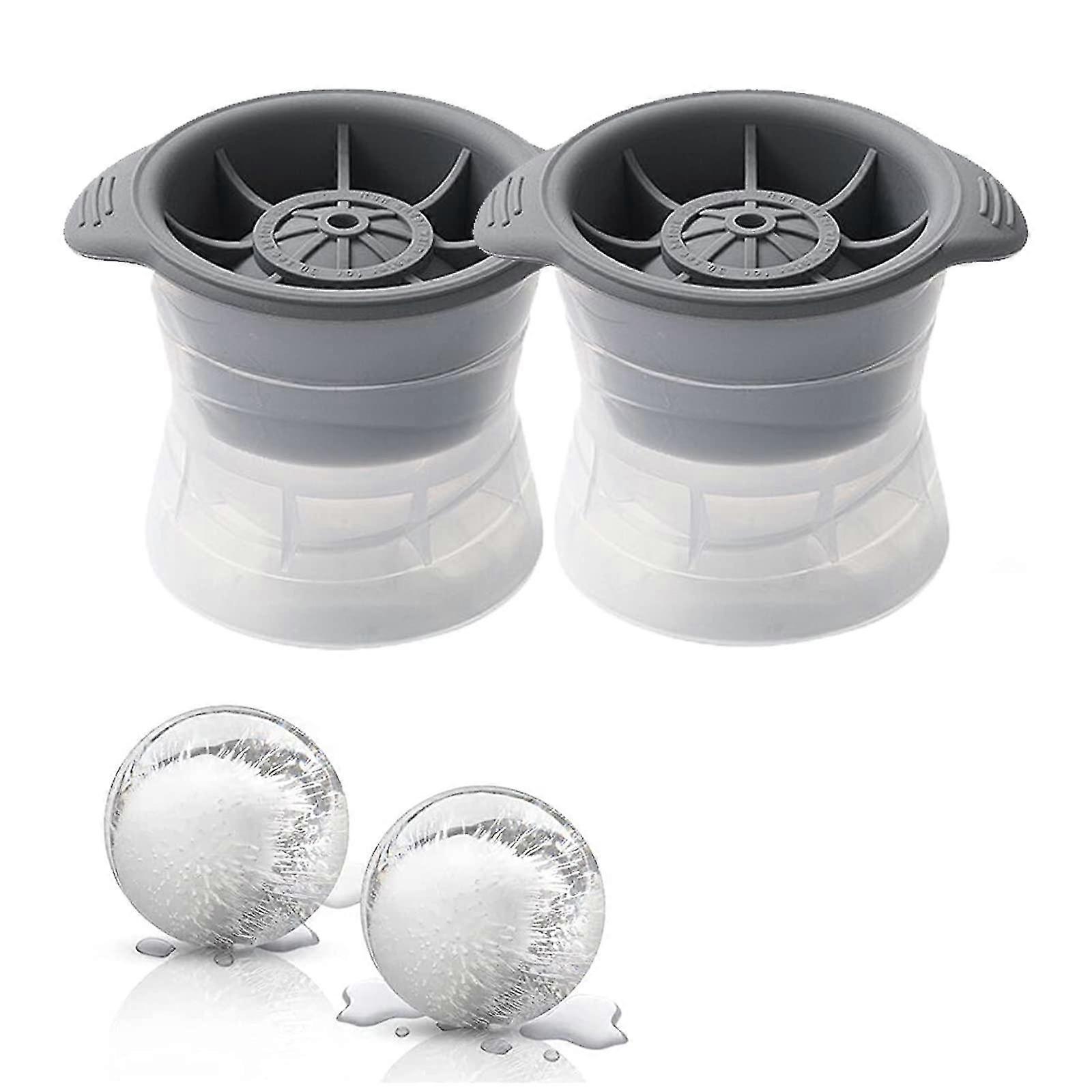 Pcs Ice Ball Molds BPA Free 6cm Diameter Silicone Ice Ball Maker Large Ice Ball Ice Cube Maker Ice Ball Mold Maker for Whiskey Cocktail Beer