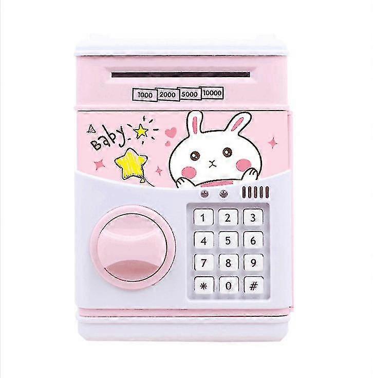 Cartoon Piggy Bank Coin Piggy Bank Atm Deposit Machine Automatic Panda Piggy Bank Code Locks For Children