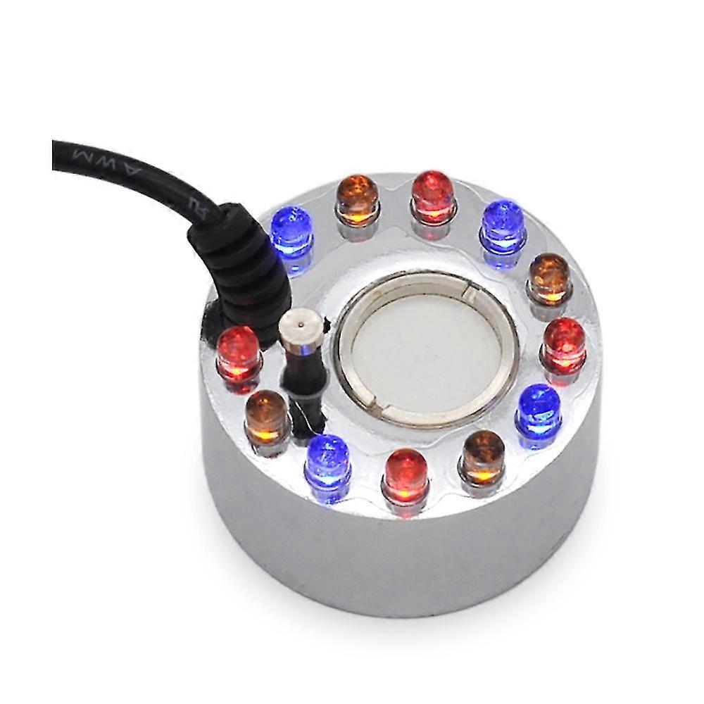 Mist Maker com luz led, acessórios engraçados do tanque de peixe decoração mini fogger para terrário réptil