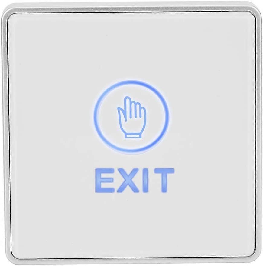 Home Security Unlock Exit Button, Touch Sensor Door Access Control System Switch for Door Access Con