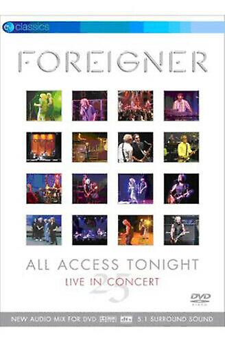 Foreigner All Access Tonight DVD (2009) Foreigner cert E - Region 2
