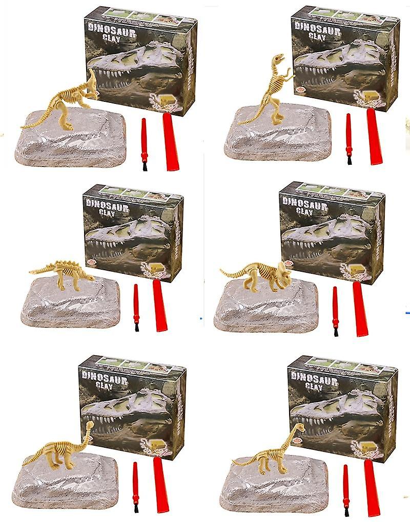1Pcs New Mini Dinosaur Excavation Kit Simulation Archaeology Digging Up Fossils Model Children Learning Educational Toy