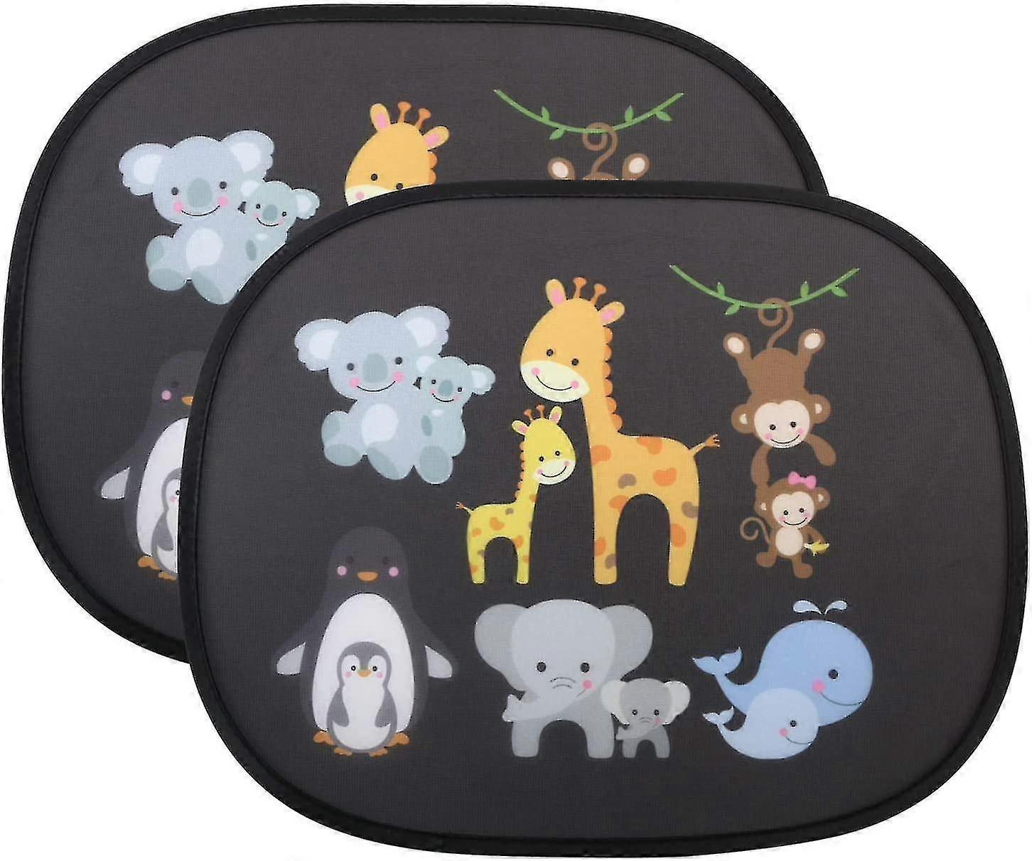 car window visor cartoon patterned suitable for children 44.8 x 36cm2 set