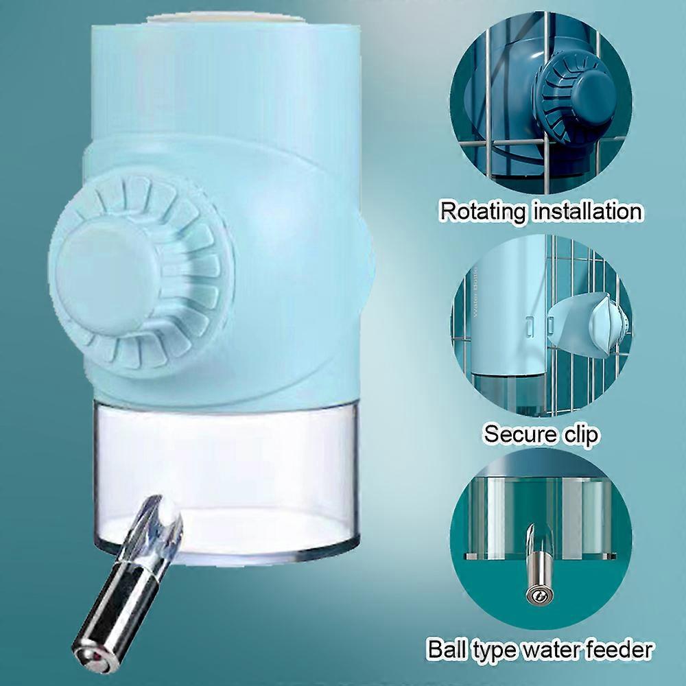 Image showcasing Dog Crate Water Bottle Stainless Steel Leak-Proof Ball Dog Water ...