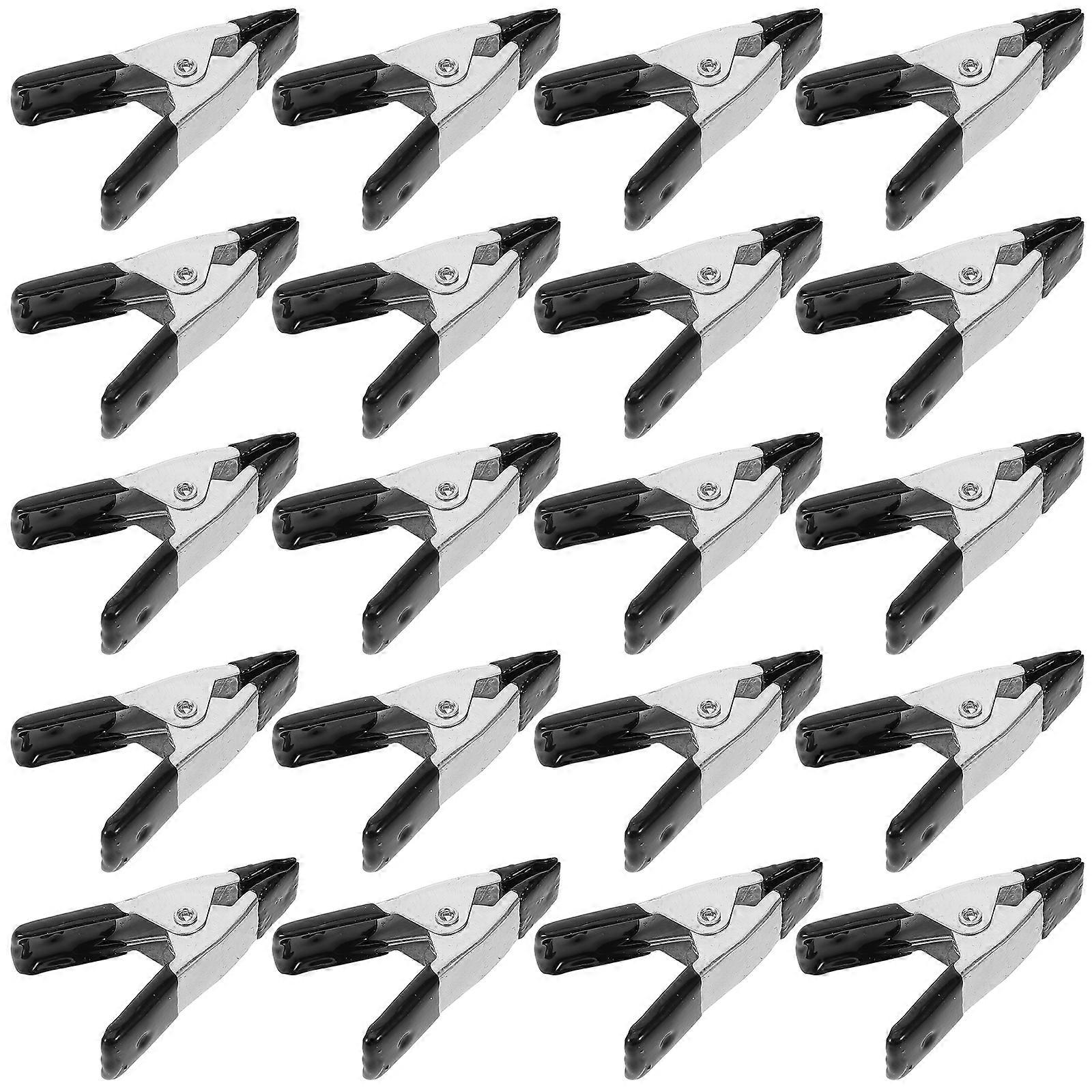 20 قطعة الربيع المشابك البلاستيك الخلفية مقاطع المشابك التصوير الفوتوغرافي مقاطع الثقيلة