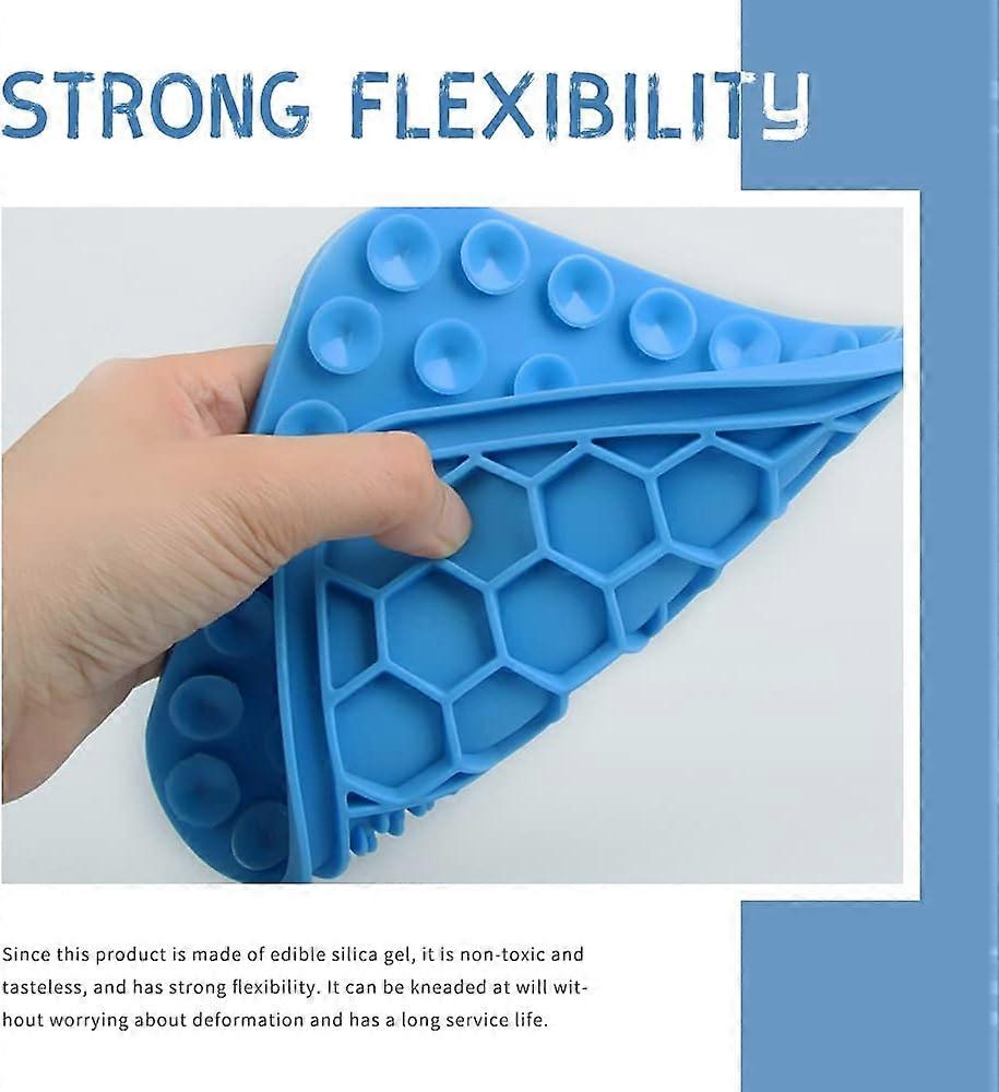 Dog Lick Toy, Dog Licking Mat Treat Dispenser, 5.71x2.17in Non-Slip Pet