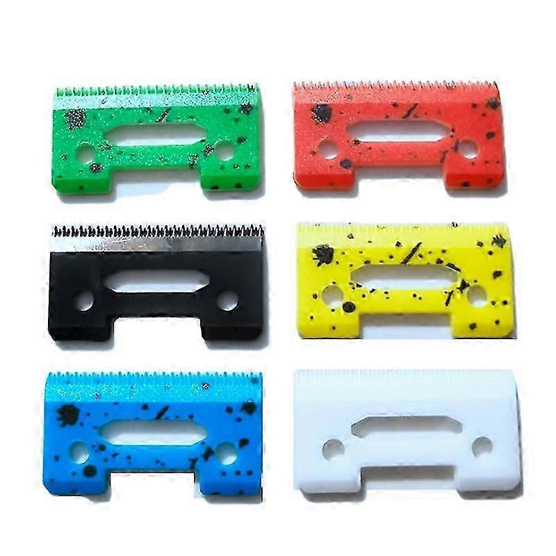 6pcs 2-hole tooth-tooth להב קרמי נייד קוצץ אלחוטי להב להחלפה עבור קליפ גזירה