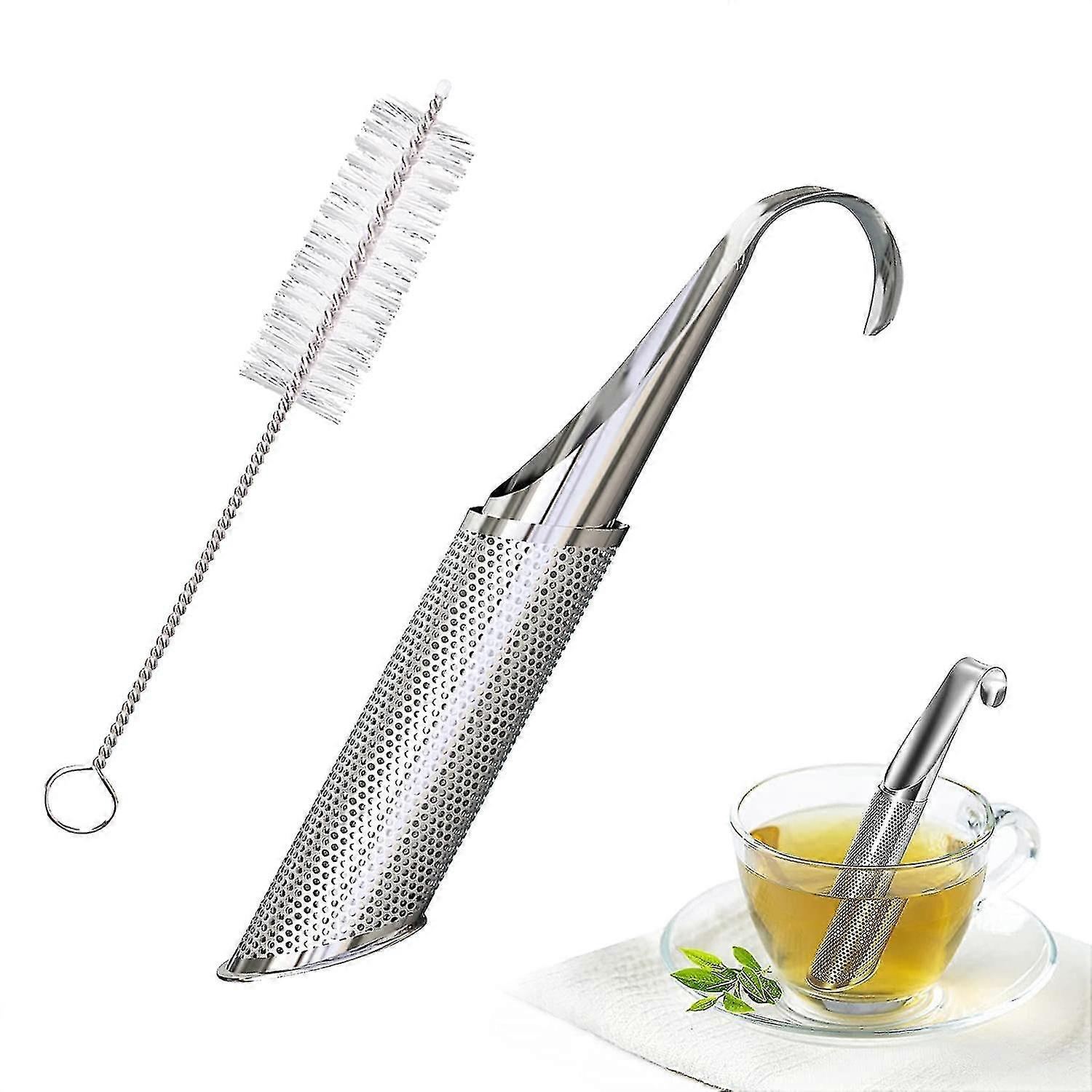 Stainless Steel Tea Leak Tea Maker (with Brush)