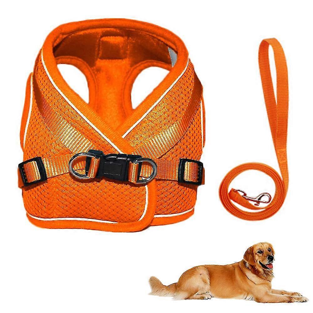 2 حزم الكلب تسخير الخطوة في تنفس جرو القط الكلب سترة يسخر سترة نمط الكلب الجر حبل عاكسة وتنفس الكلب حبل للصغيرة والمتوسطة D