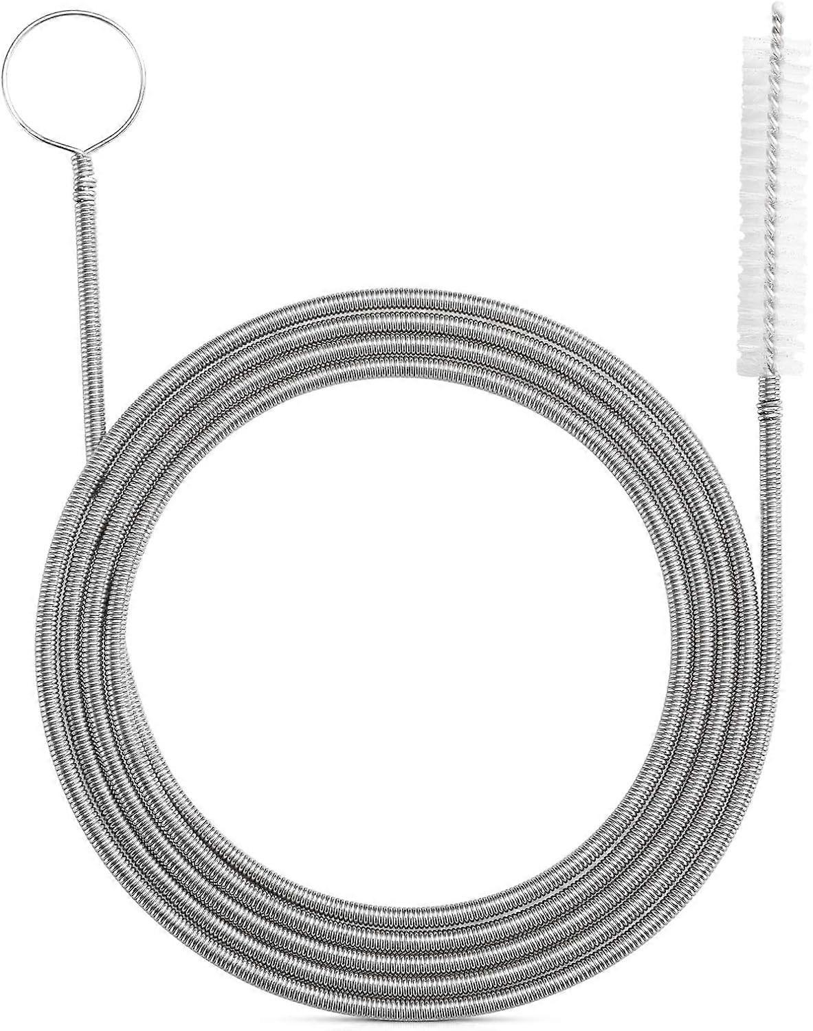 灵活的进料管清洁刷 细长排水孔清洁工具 软管管道清洁刷