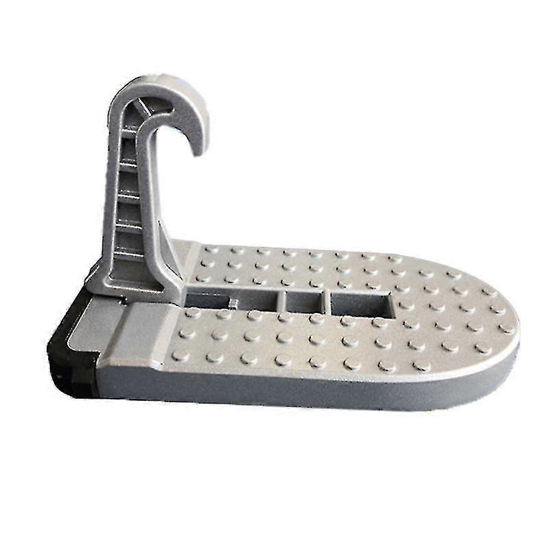 multi functional latch door step, glass breaker safety hammer,silver