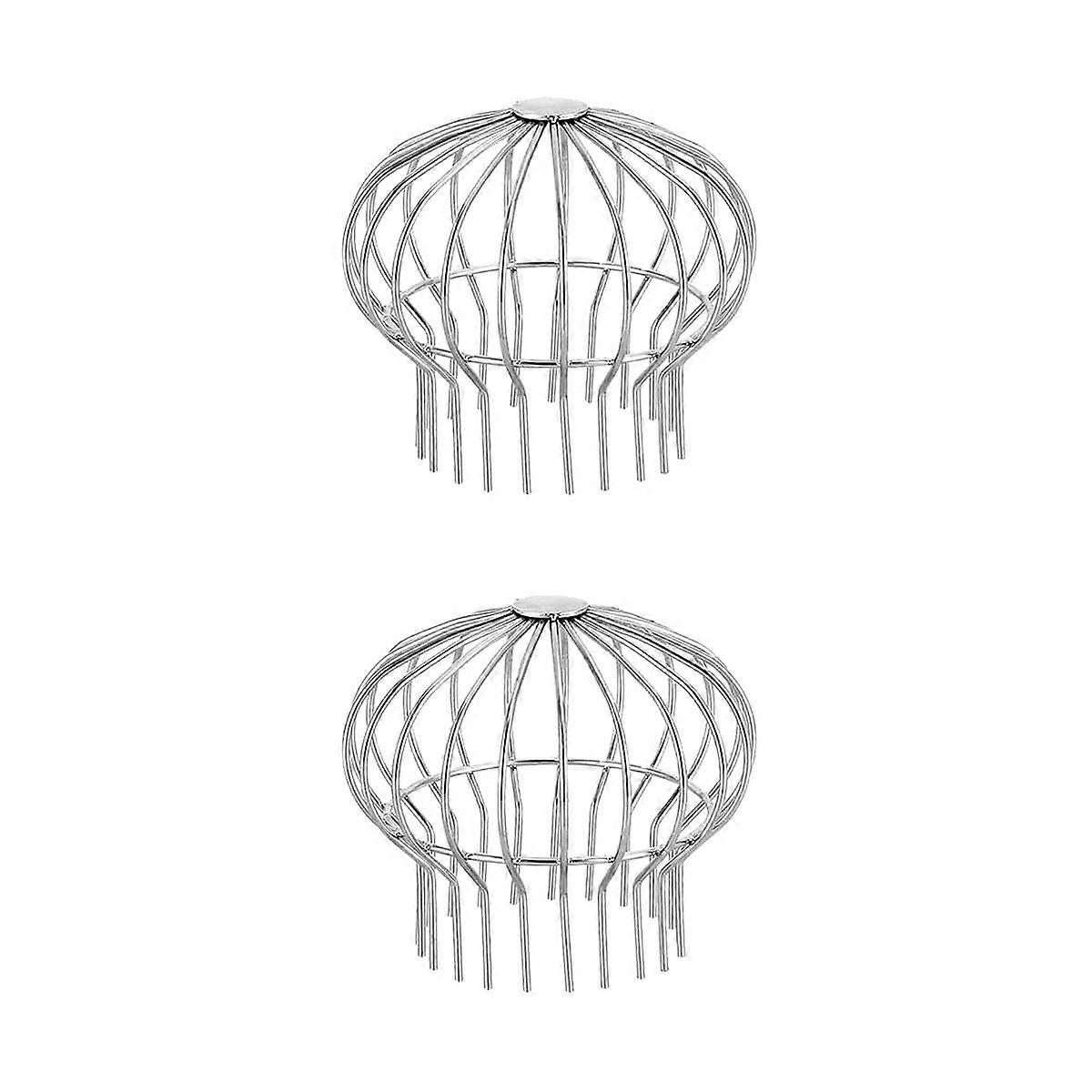 2 Pack , 304 Stainless Steel Filter Strainer for Stops Blockage Leaves and Debris 4 Inch