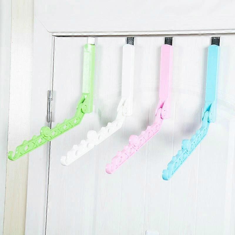 Folding Door Hanger Holder Multifunctional Household Clothes Storage Hook Hanger