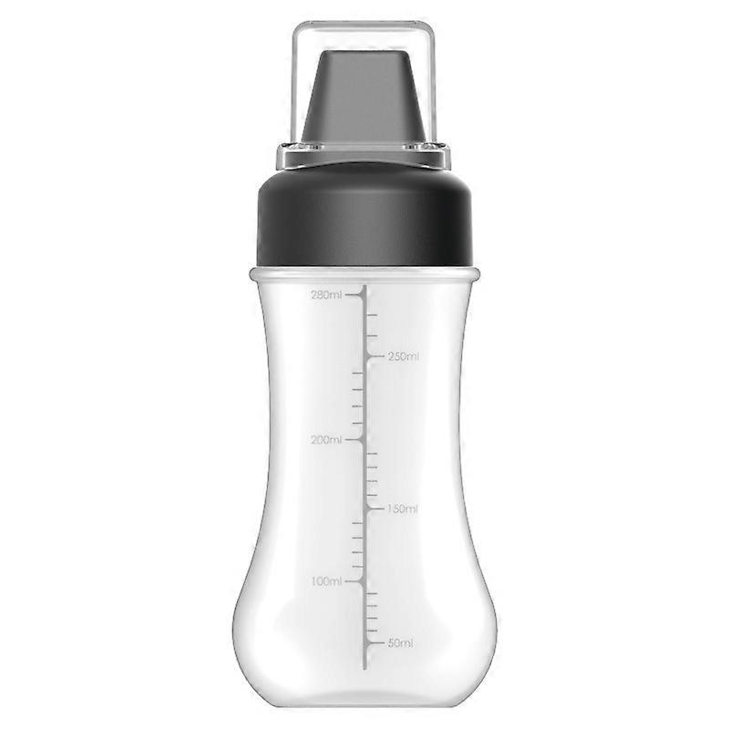 350ml Kitchen Seasoning Bottle Half Transparent Salt Jar with Scale Line for House