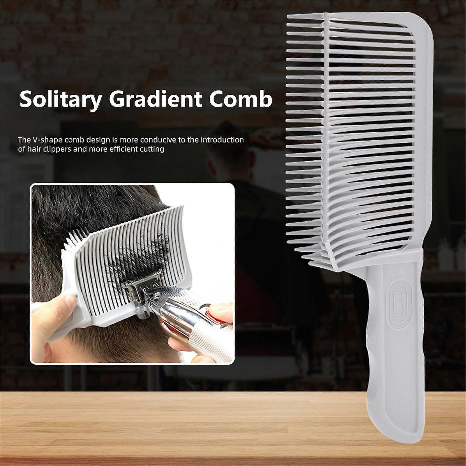O tunsoare fade piepteni, pieptene de poziționare curbate profesional, pieptene de tăiere a părului cu design ergonomic, pieptene pentru barbe acasă