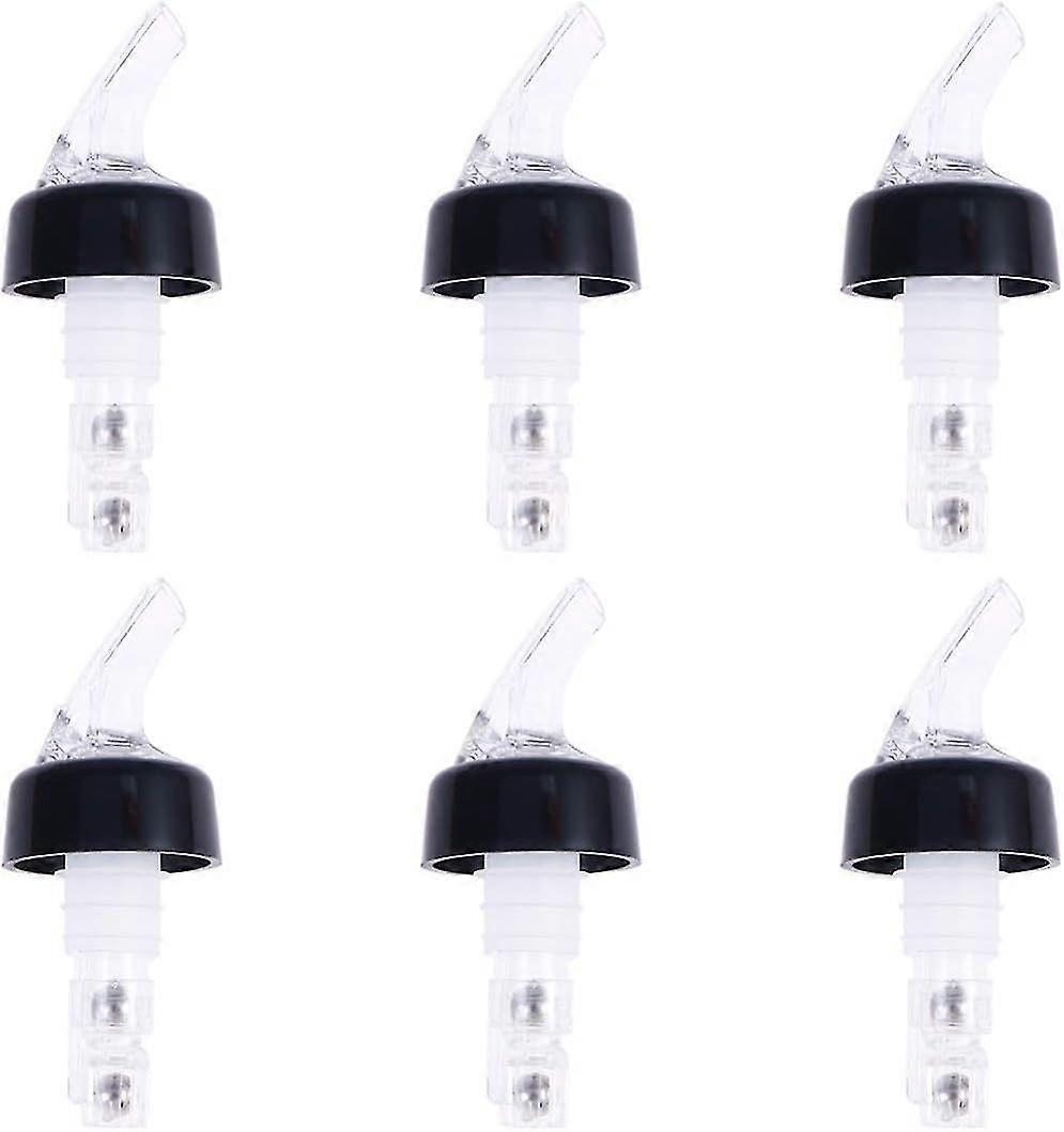 6 Pcs Shot Casting, Quantitative Bottle Stopper, Shot Garner, Wine Pouring Bottle