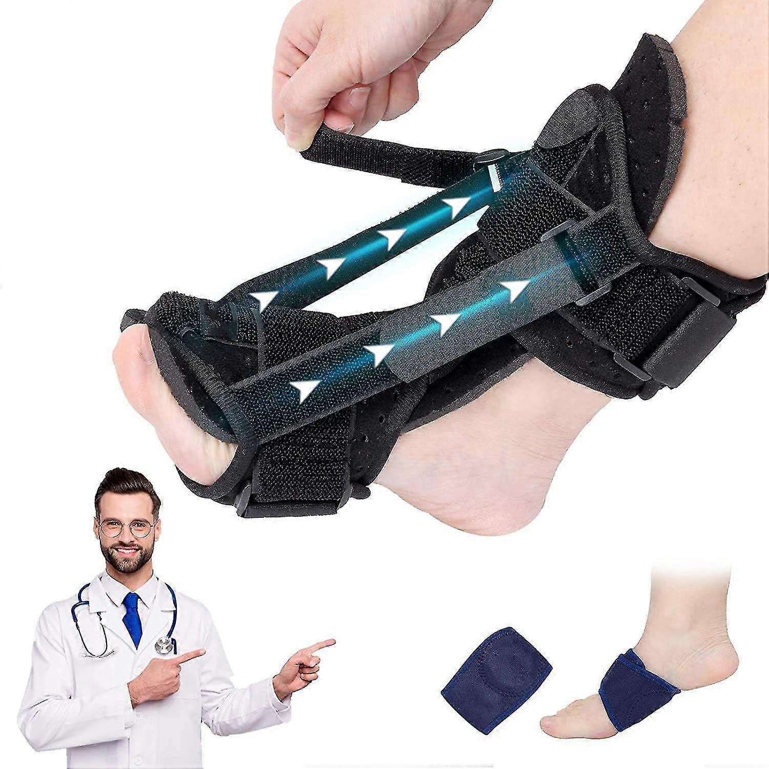 Foot Drop Plantar Fasciitis Adjustable Ankle Brace