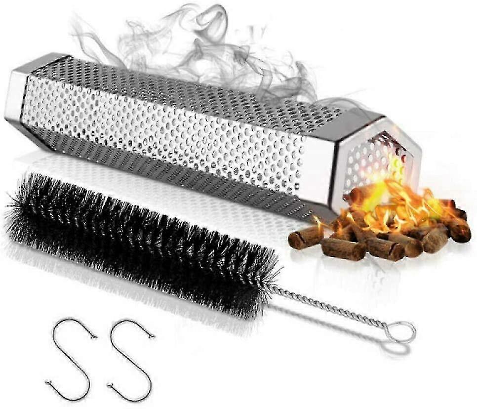 Grill Filter Tube Bbq Mesh Filter Tool Kits Stainless Steel 12inch
