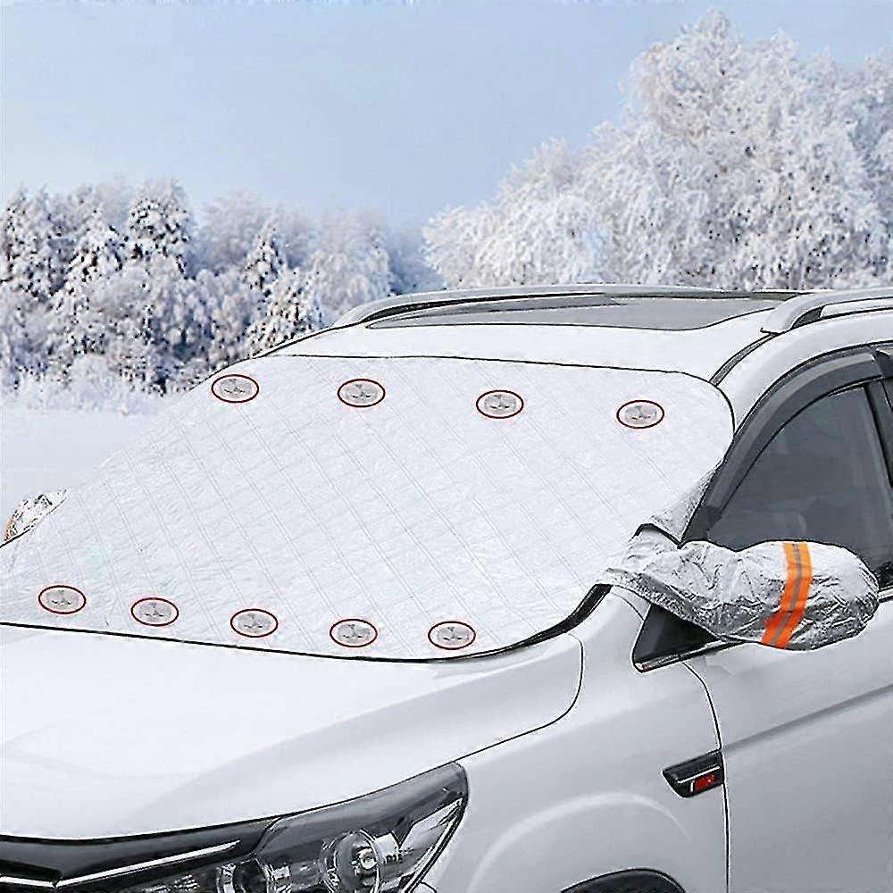 Car Windscreen Cover For Winter Magnetic Windscreen Frost Protector Thicken Car Windshield Cover, Ice Snow Protector