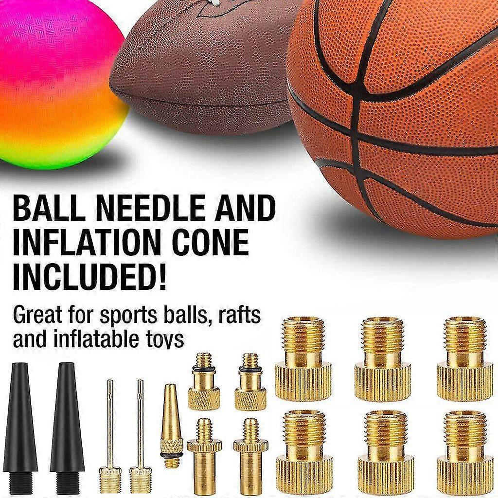 15pcs Valve Adapter Set Bicycle Lightweight Air Pump Standard Size