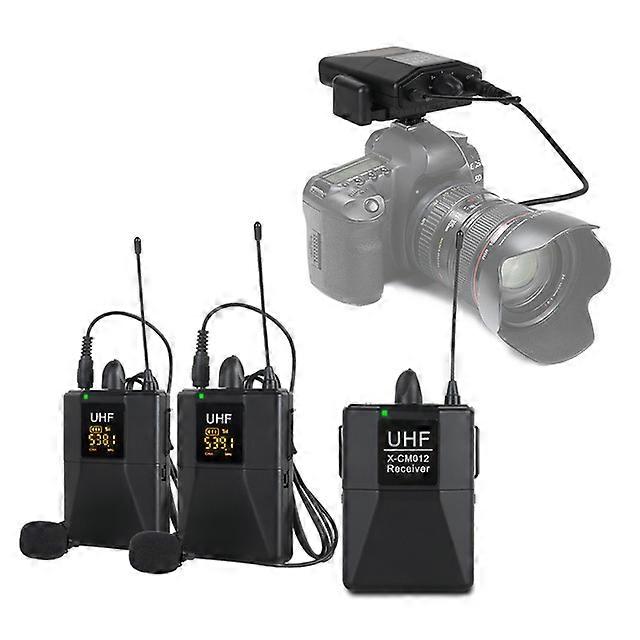 XTUGA X-CM01 UHF Wireless Lavalier Microphone